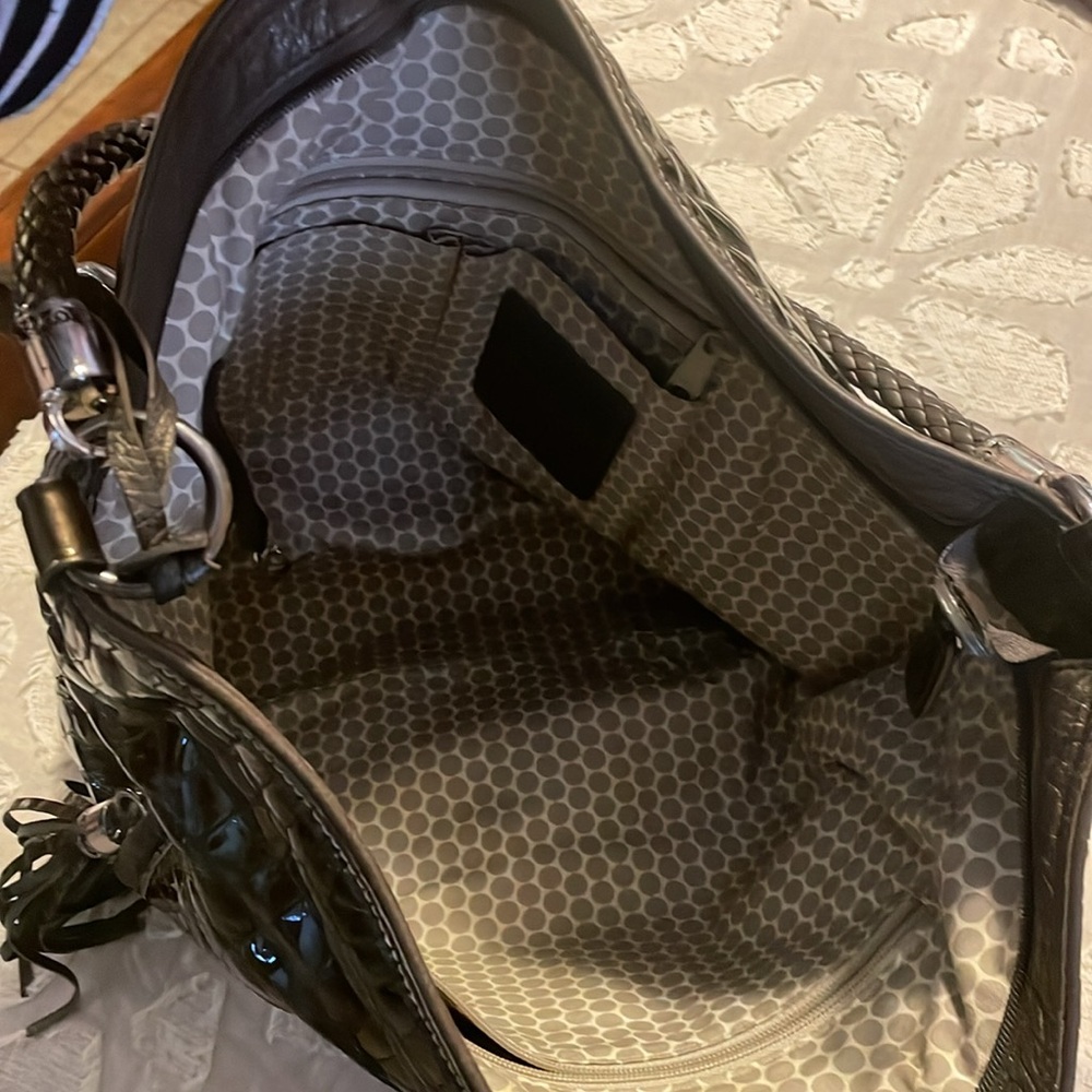 Brighton grey bag w/ Silver hardware W/ matching wallet and make up bag - Picture 9 of 9